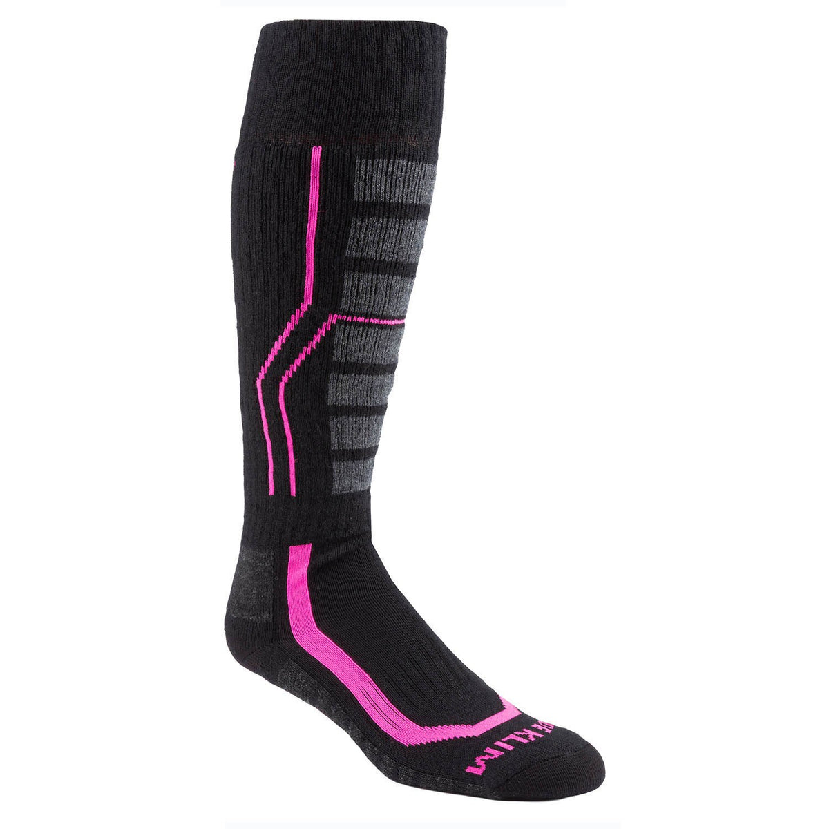 Solstice Sock 2.0 - Black - Pink Glo