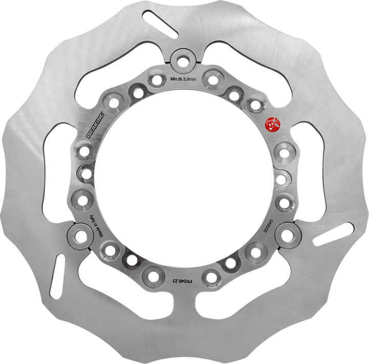 BRAKING S34502 S3 Rear Brake Rotor for Left or Right Side, 220 mm