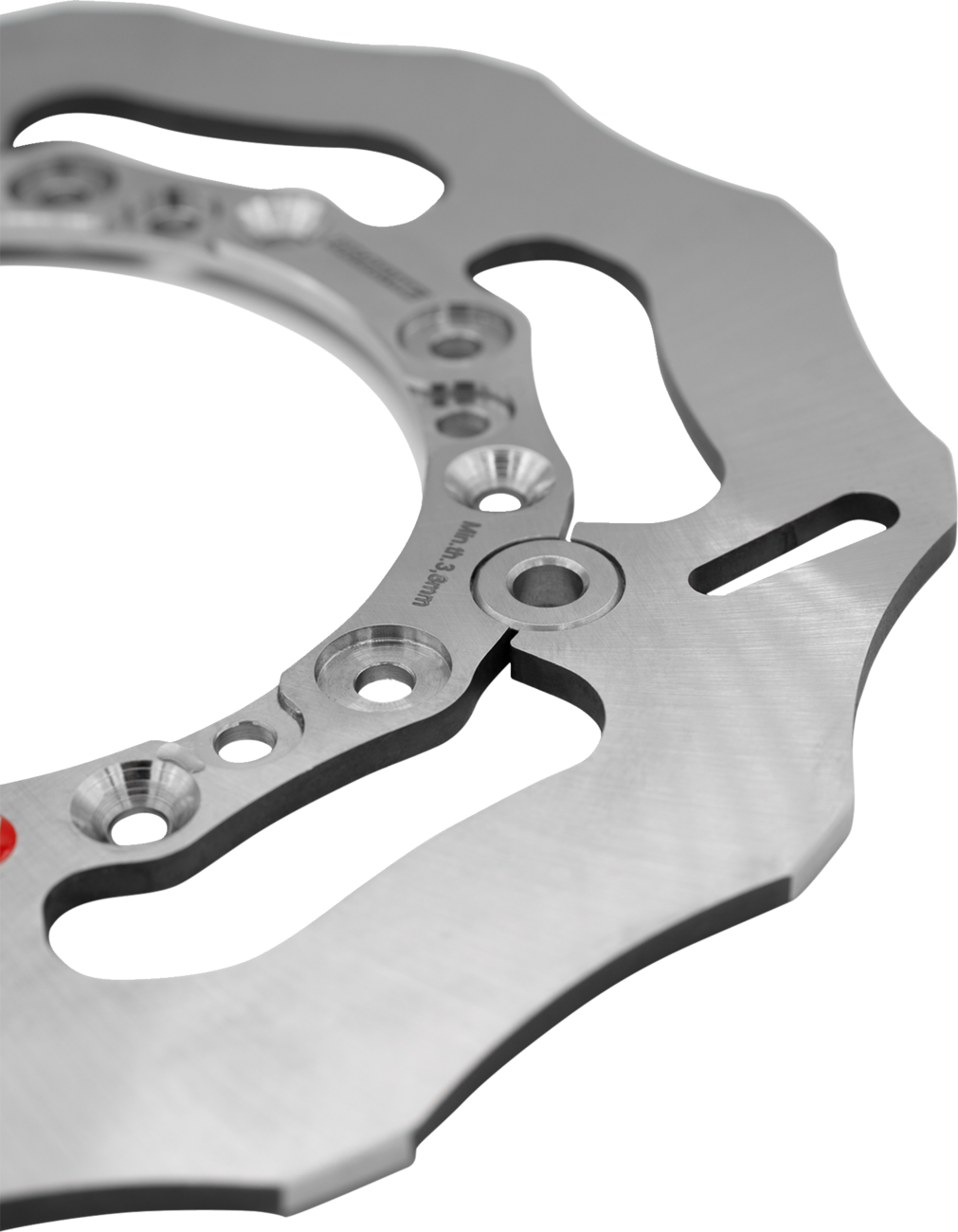 BRAKING S34502 S3 Rear Brake Rotor for Left or Right Side, 220 mm