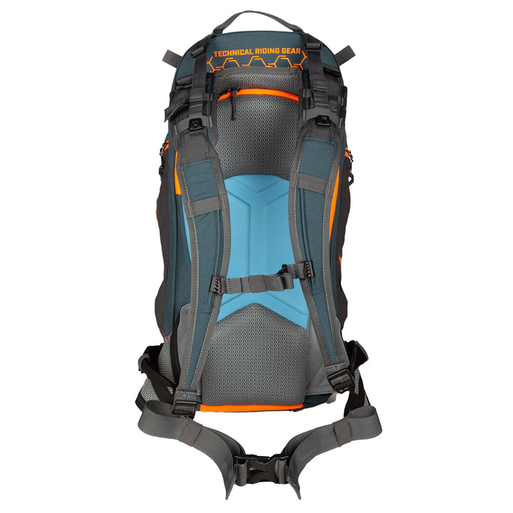 Klim Arsenal 30 Backpack - Petrol - Strike Orange