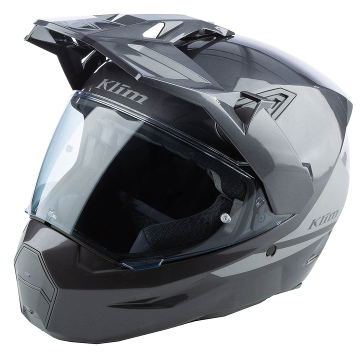 Klim X1 Alpha Helmet ECE/DOT - Gloss Metallic Asphalt - Monument