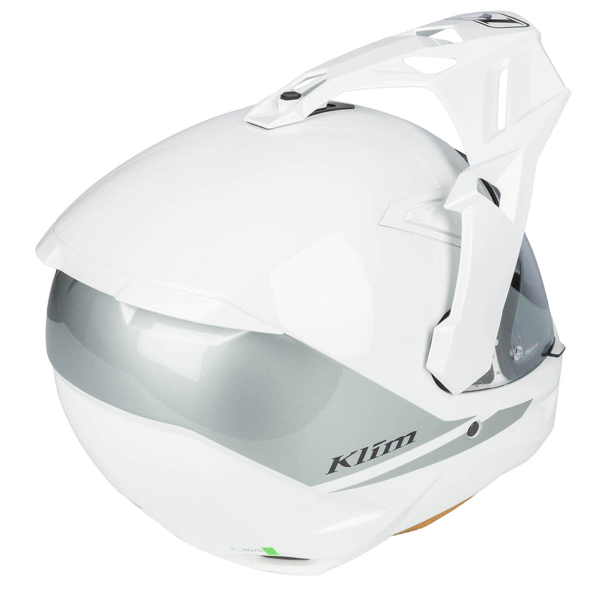 Klim X1 Alpha Helmet ECE/DOT - Gloss White - High-rise