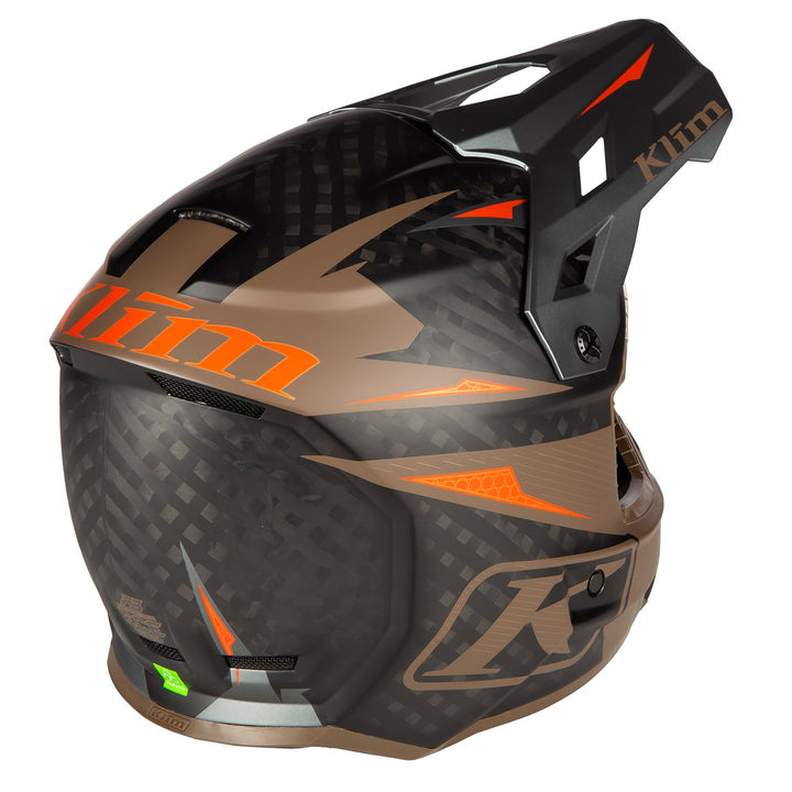 Klim F3 Carbon Pro Off-Road Helmet ECE - Striker Potter's Clay