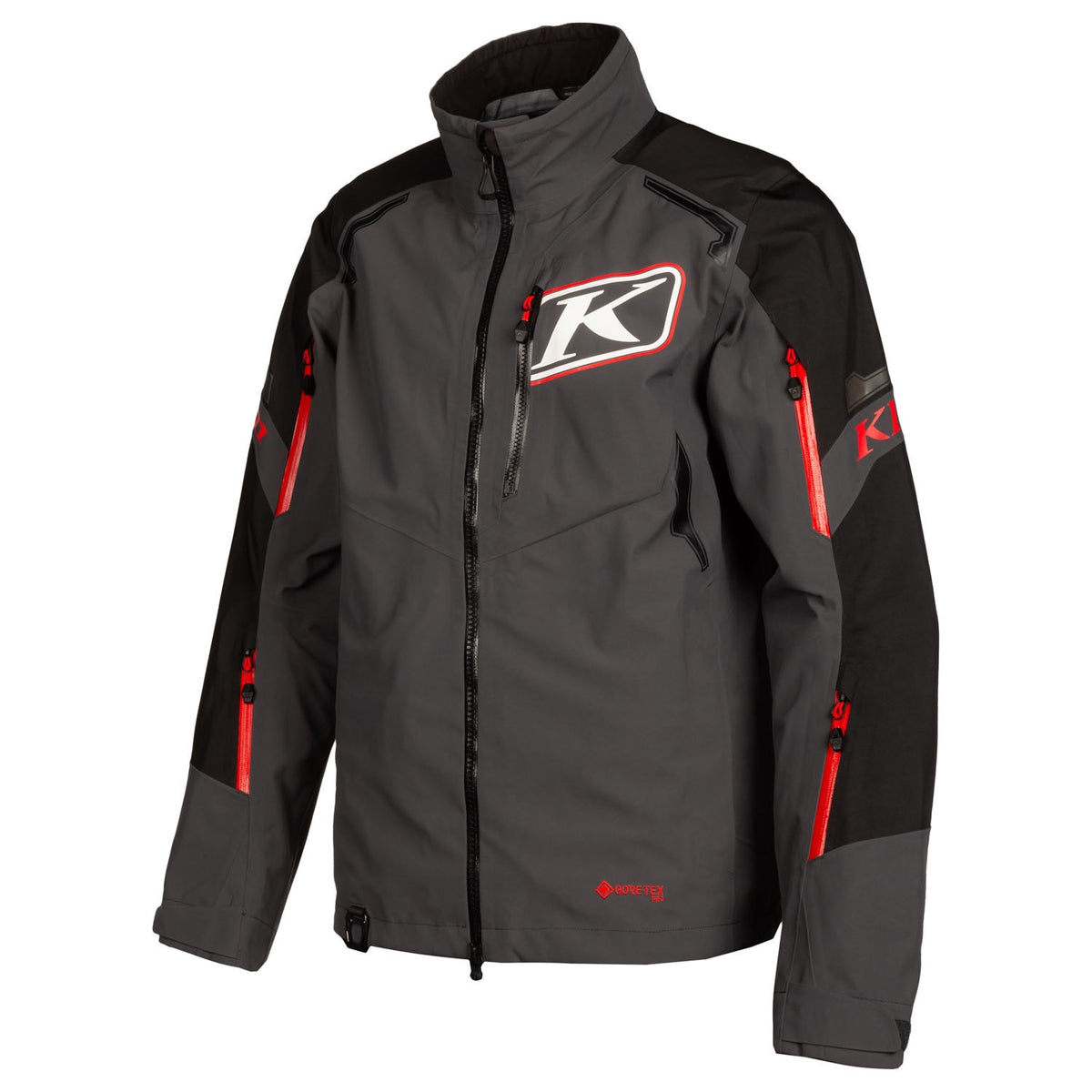 Valdez Jacket - Asphalt - High Risk Red
