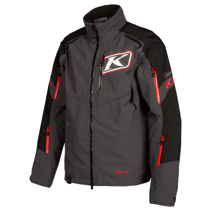 Valdez Jacket - Asphalt - High Risk Red