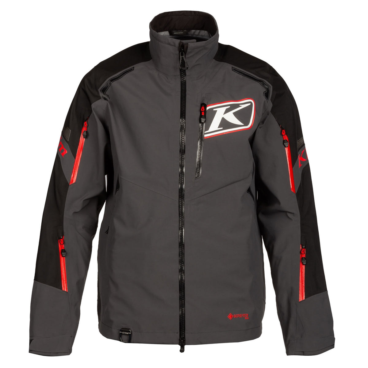 Valdez Jacket - Asphalt - High Risk Red