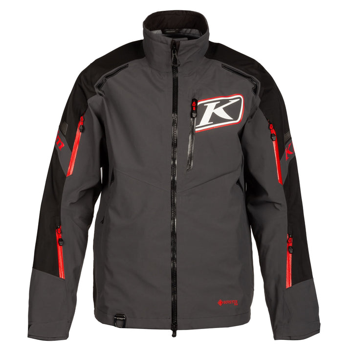 Valdez Jacket - Asphalt - High Risk Red