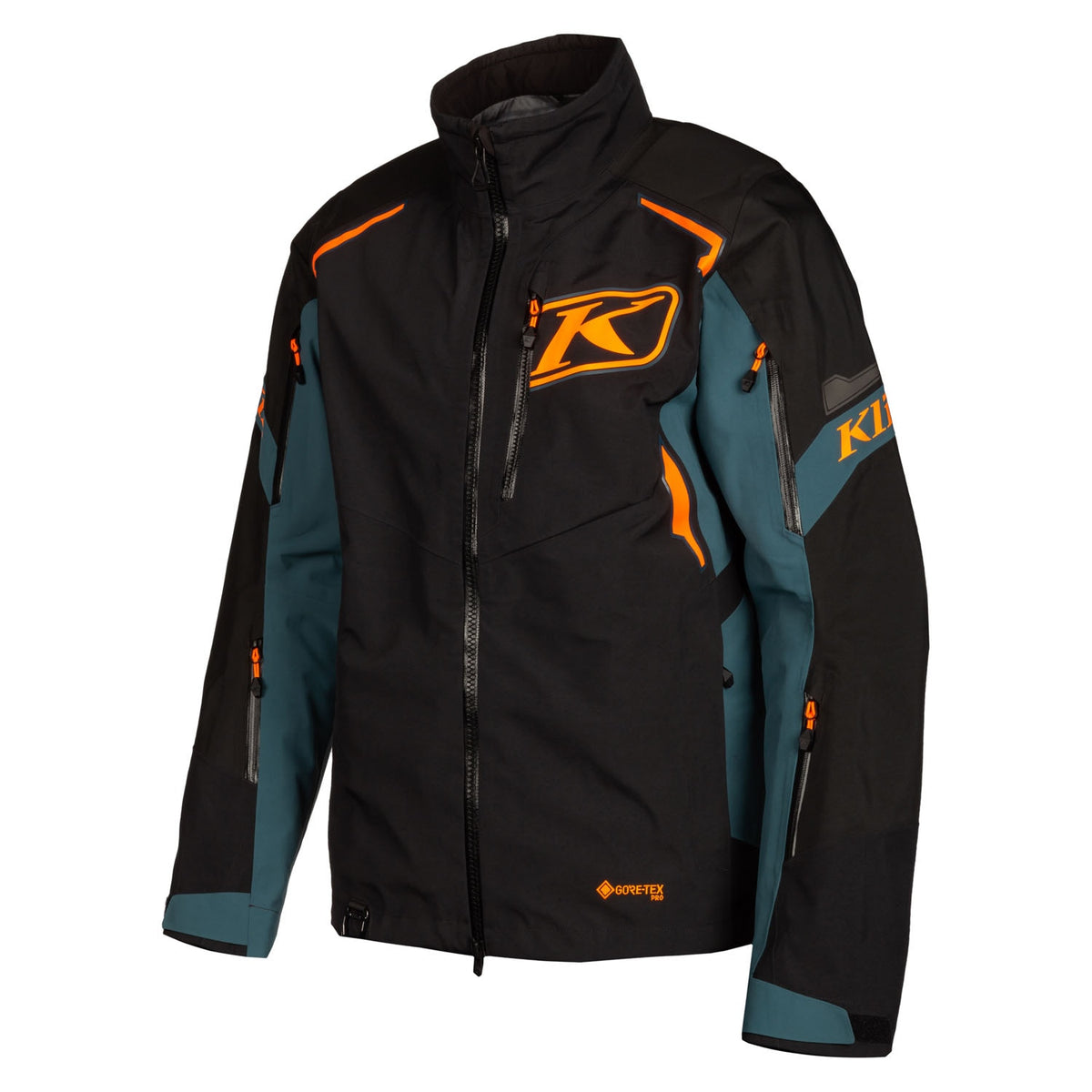 Valdez Jacket - Black - Strike Orange