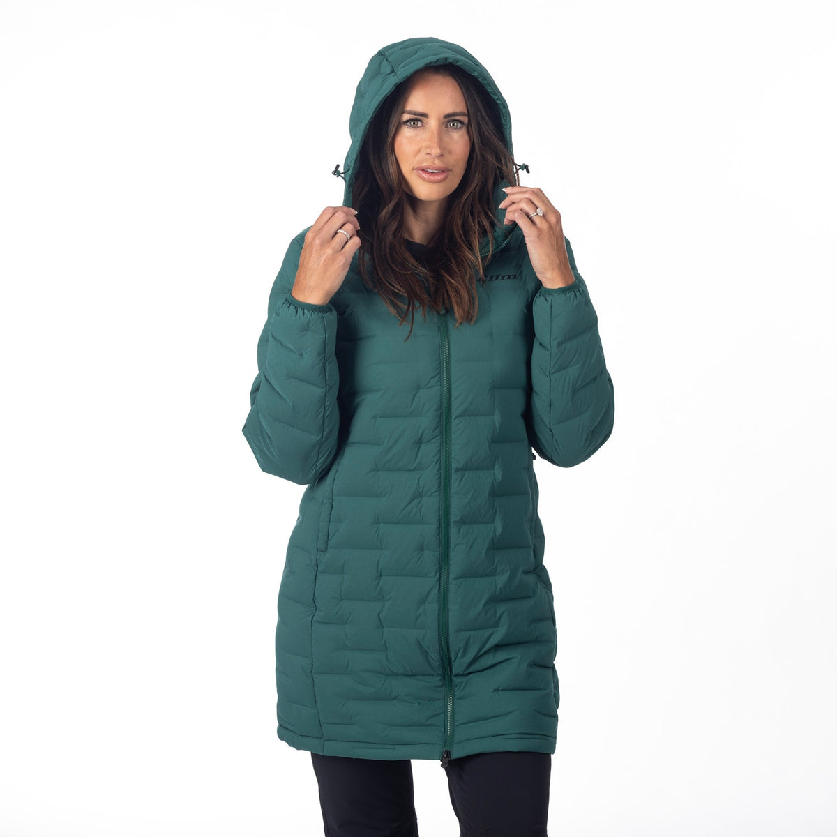 Klim Women's Luna Stretch Down Parka - Rain Forest