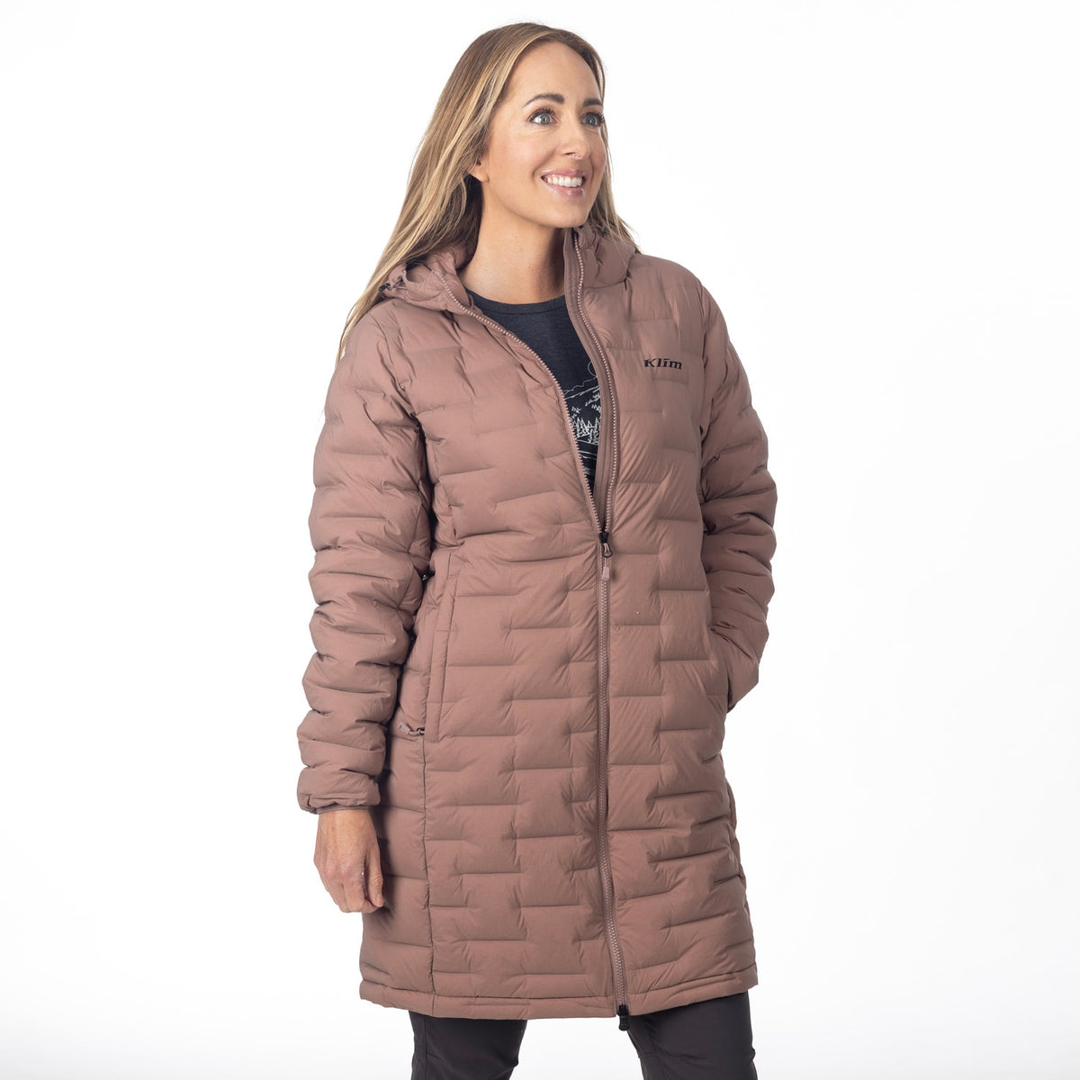 Klim Women's Luna Stretch Down Parka - Twilight Mauve
