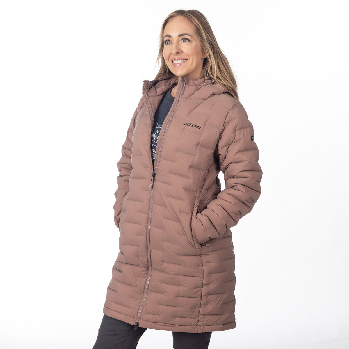 Klim Women's Luna Stretch Down Parka - Twilight Mauve