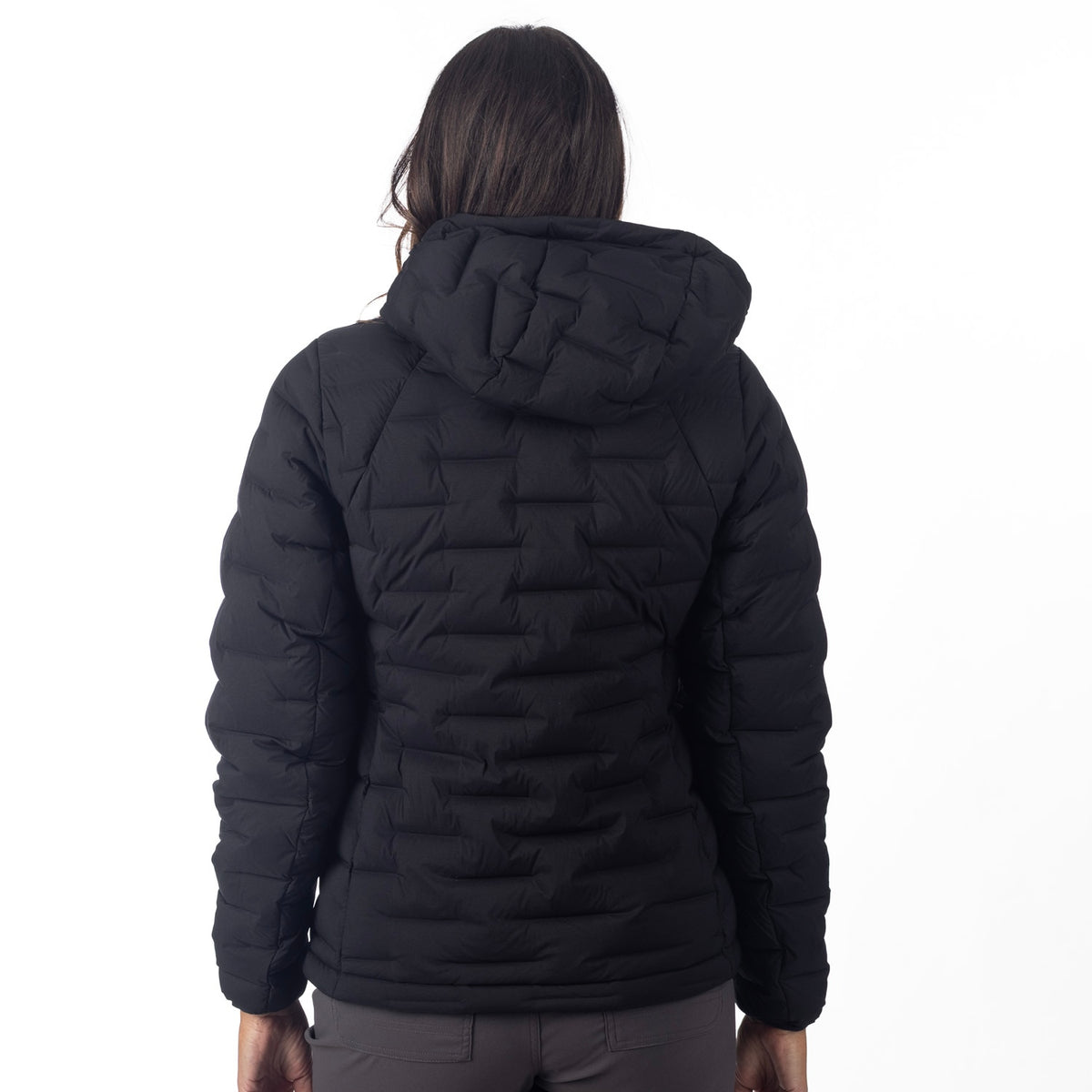 Klim Women's Luna Stretch Down Hooded Jacket - Black