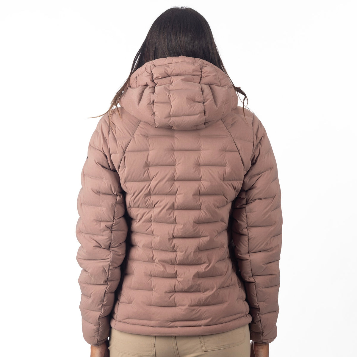 Klim Women's Luna Stretch Down Hooded Jacket - Twilight Mauve