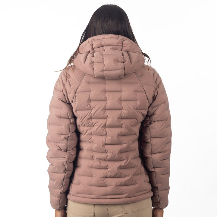 Klim Women's Luna Stretch Down Hooded Jacket - Twilight Mauve