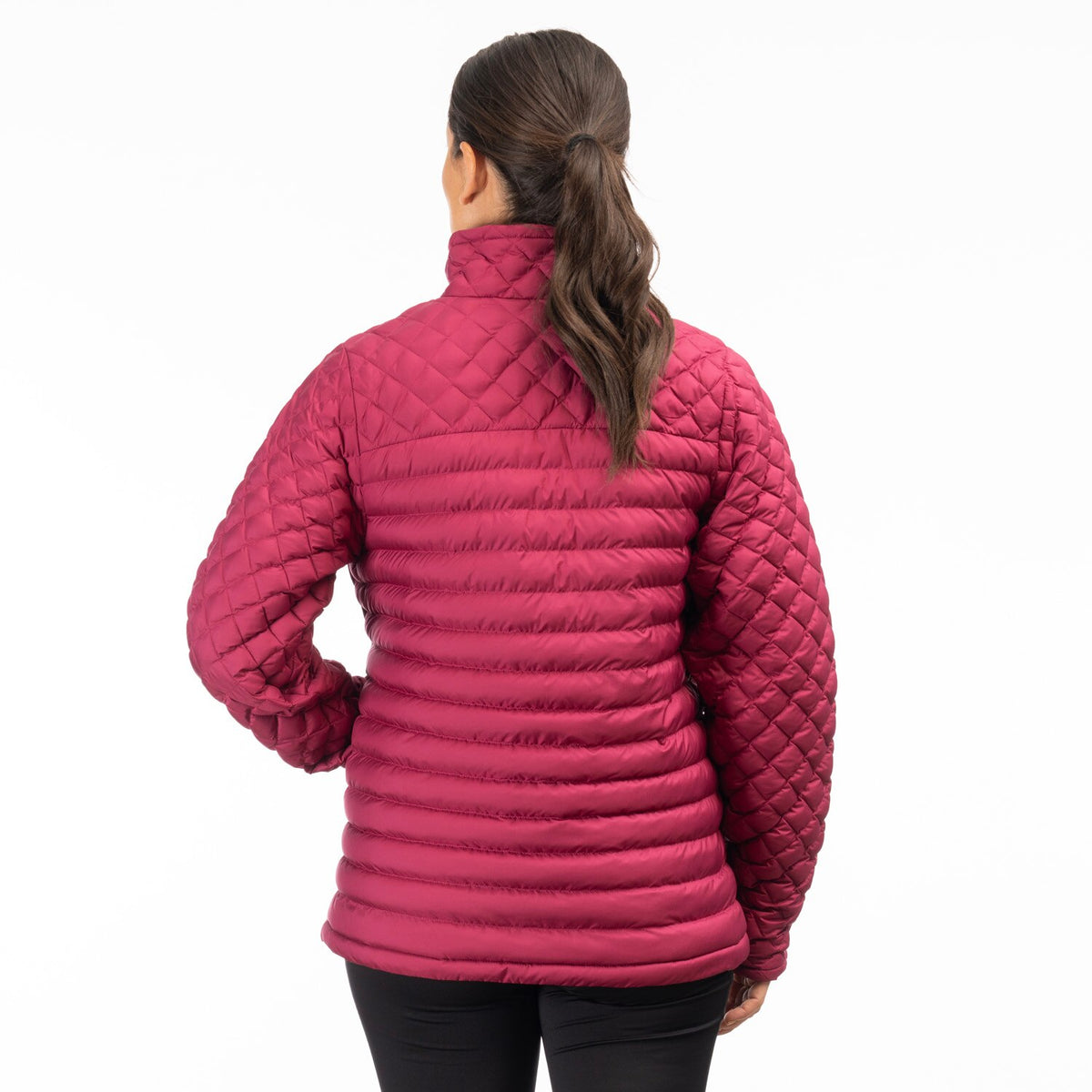 Antora Featherless Jacket - Raspberry Radiance - Black