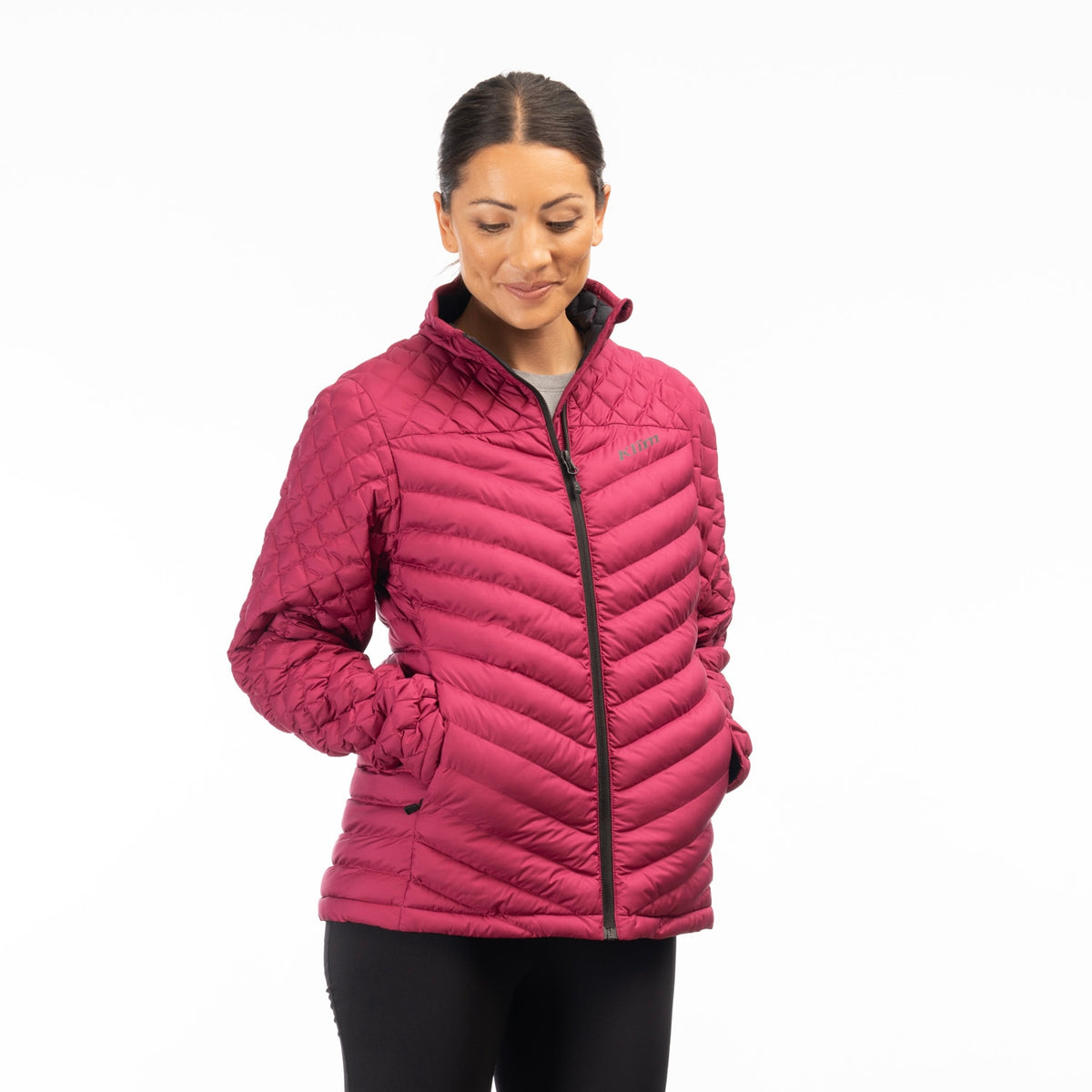 Antora Featherless Jacket - Raspberry Radiance - Black