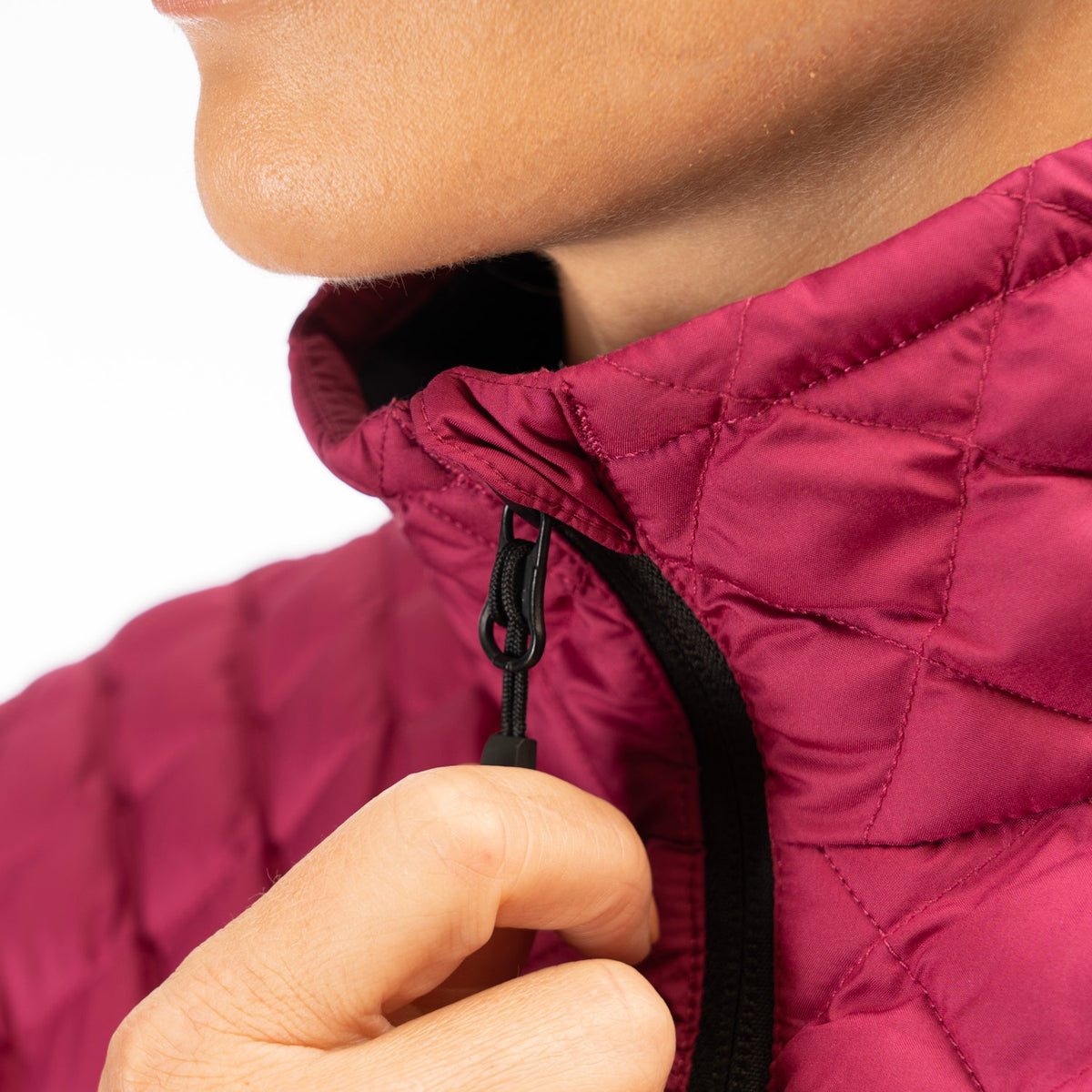 Antora Featherless Jacket - Raspberry Radiance - Black