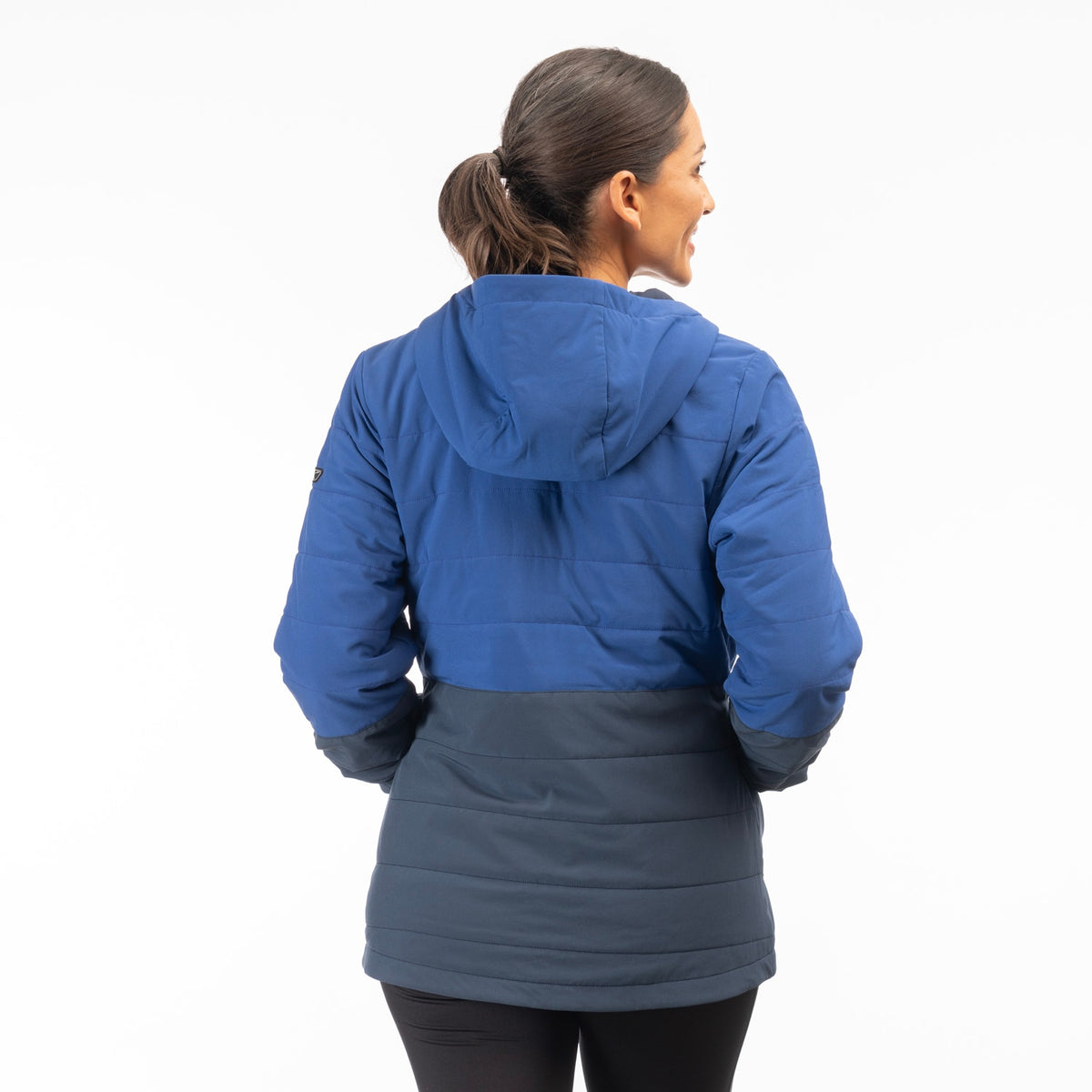Klim Women's Soteria Insulated Hooded Jacket - Mazarine Blue - Dress Blues
