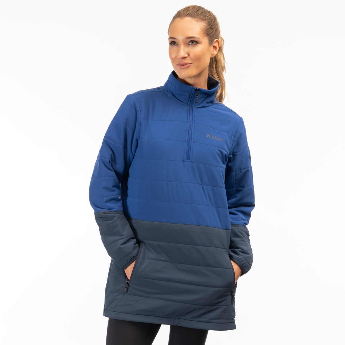 Klim Women's Soteria Insulated Pullover - Mazarine Blue - Dress Blues