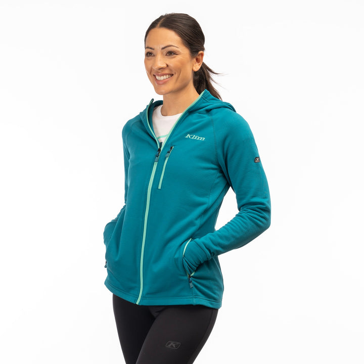 Klim Women's Halo Hoodie - Deep Lagoon