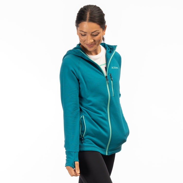 Klim Women's Halo Hoodie - Deep Lagoon