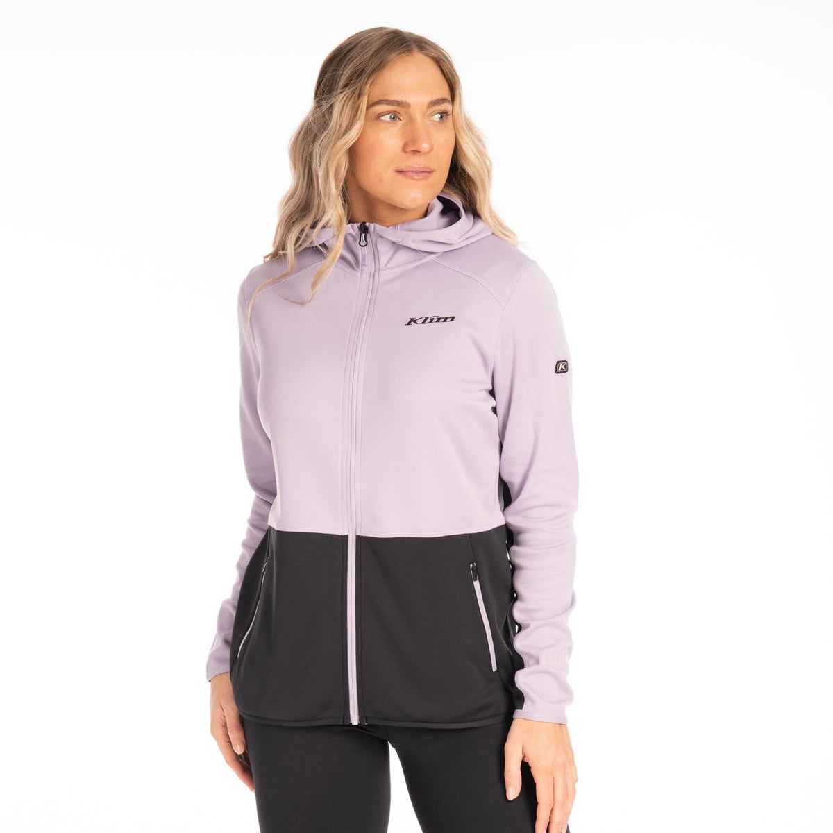 Klim Women's Solitude Hoodie - Wisteria - Black