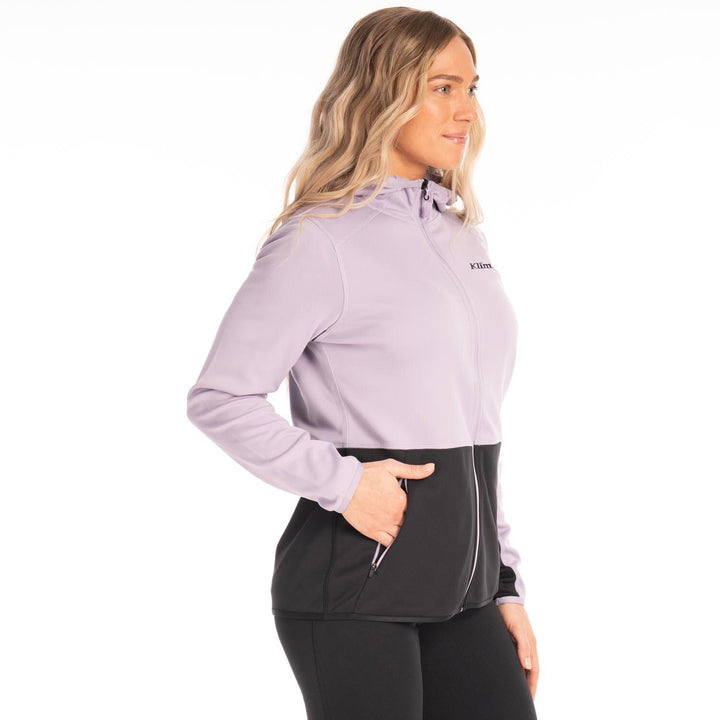 Klim Women's Solitude Hoodie - Wisteria - Black