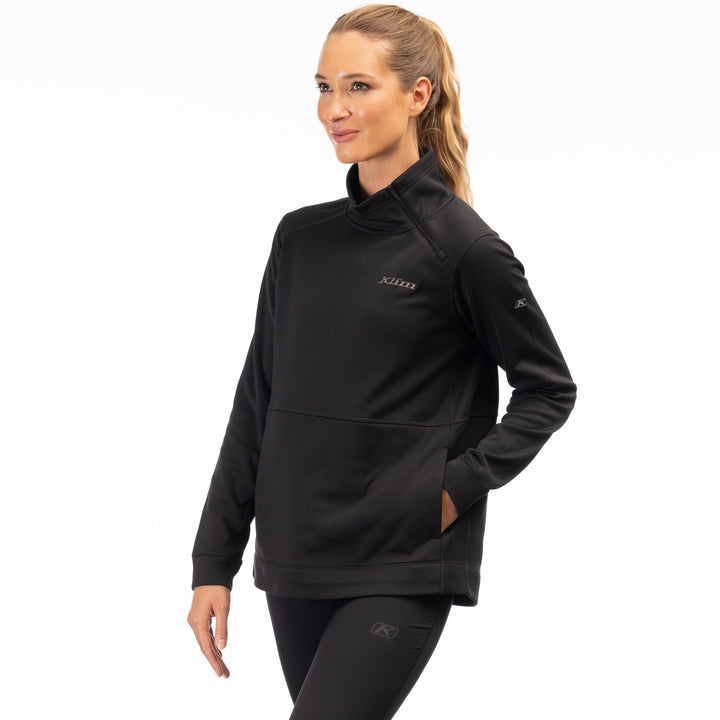 Solitude Asym Pullover - Black