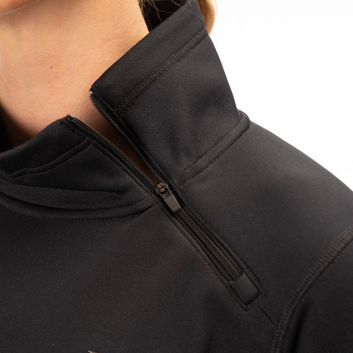 Solitude Asym Pullover - Black