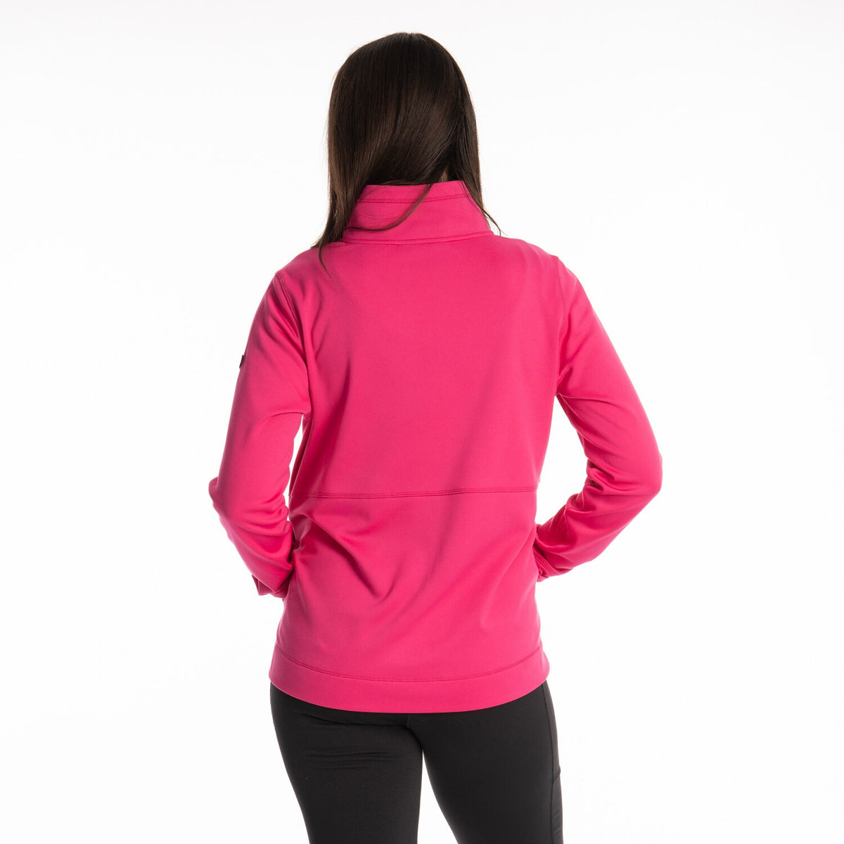 Solitude Asym Pullover - Fuchsia Red