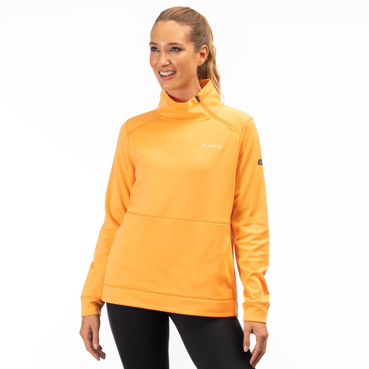 Solitude Asym Pullover - Mock Orange