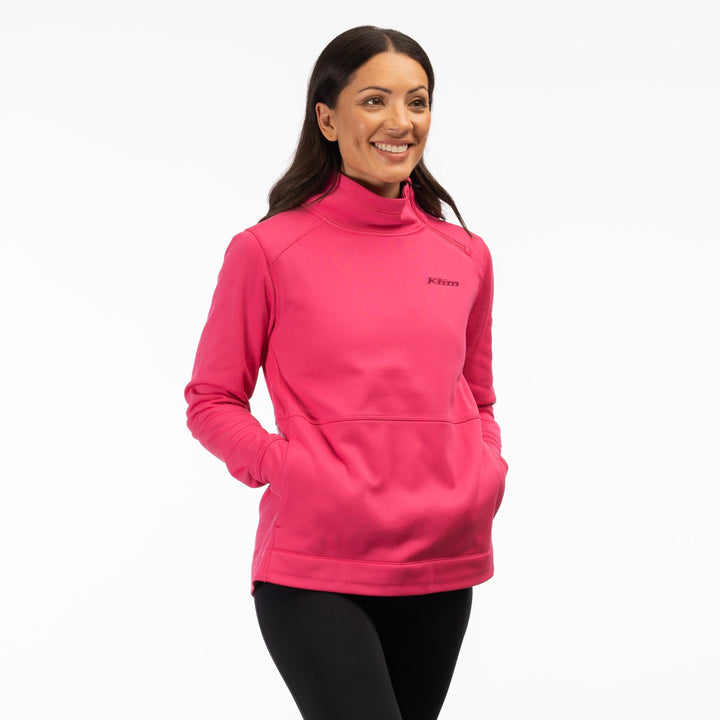 Solitude Asym Pullover - Punch Pink