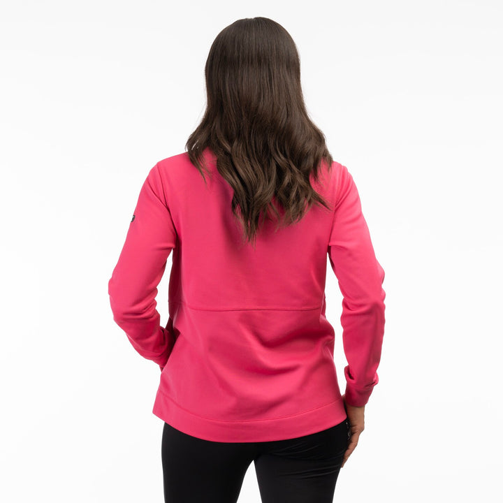 Solitude Asym Pullover - Punch Pink