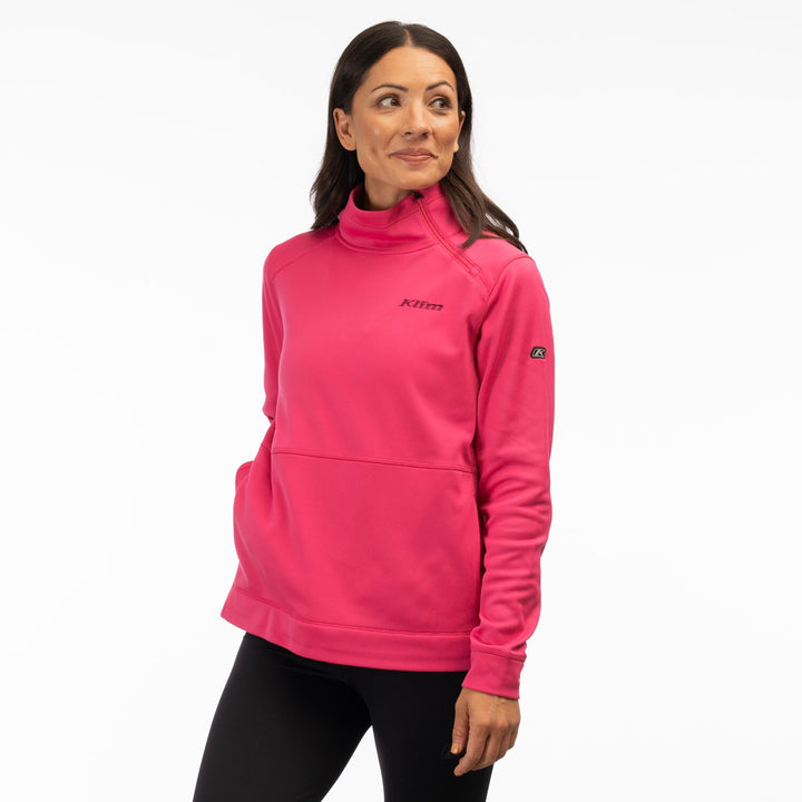 Solitude Asym Pullover - Punch Pink