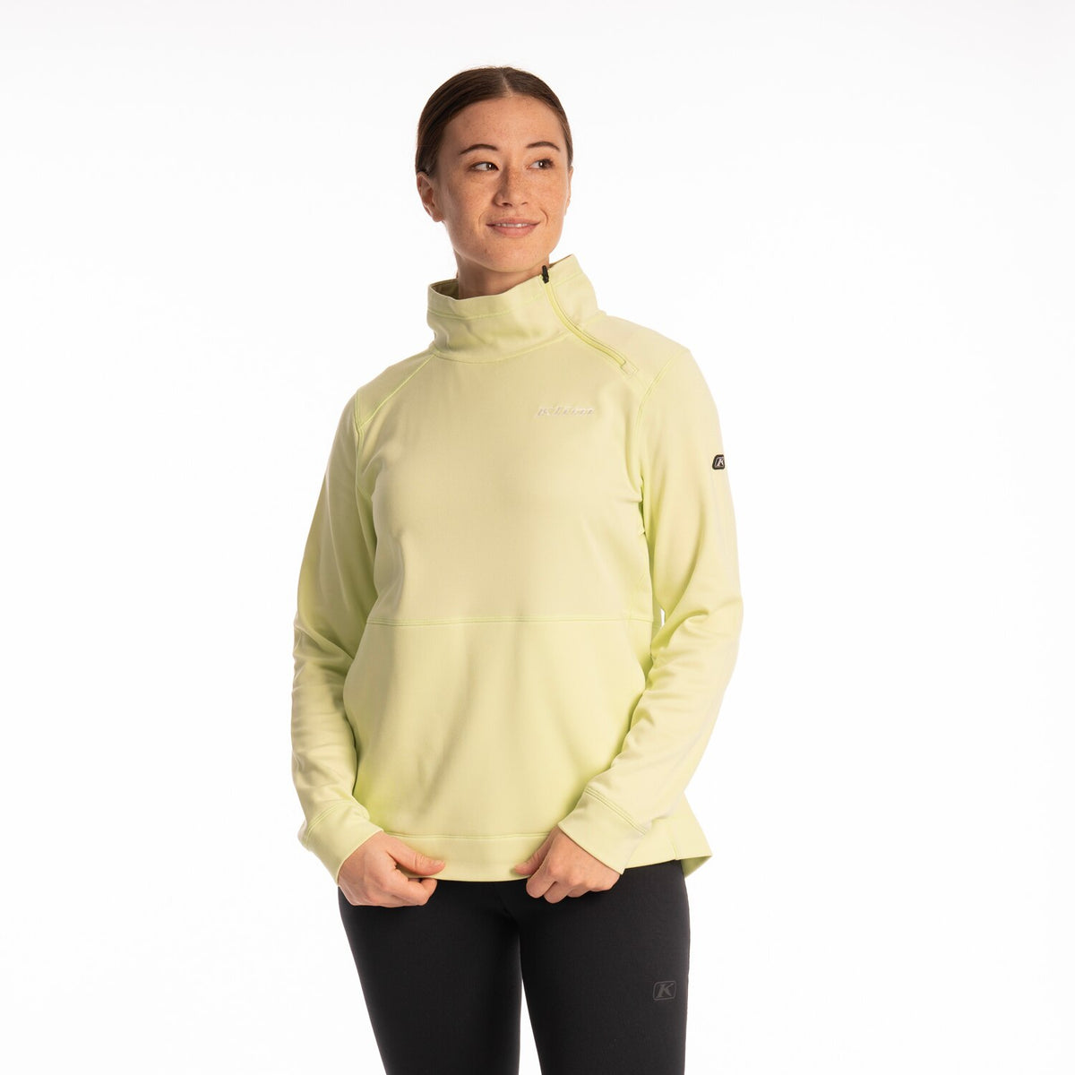 Solitude Asym Pullover - Shadow Lime