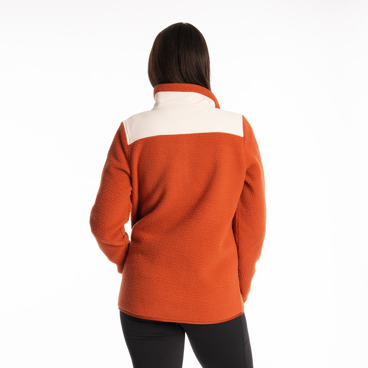 High Pile Mountain Fleece Pullover - Picante - Emberglow