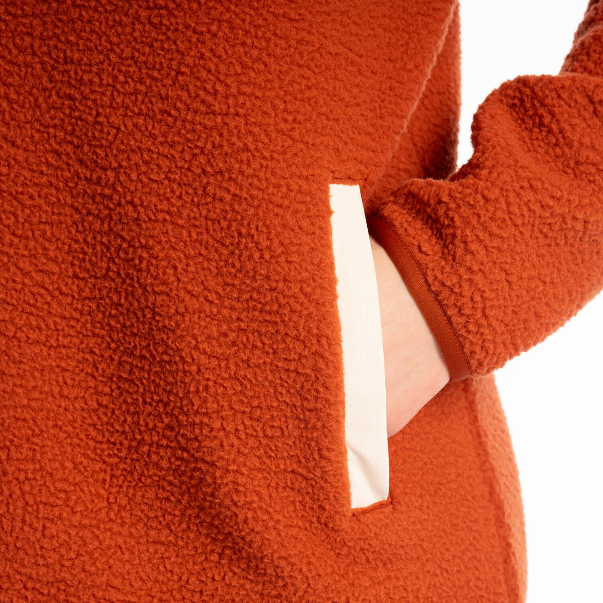 High Pile Mountain Fleece Pullover - Picante - Emberglow