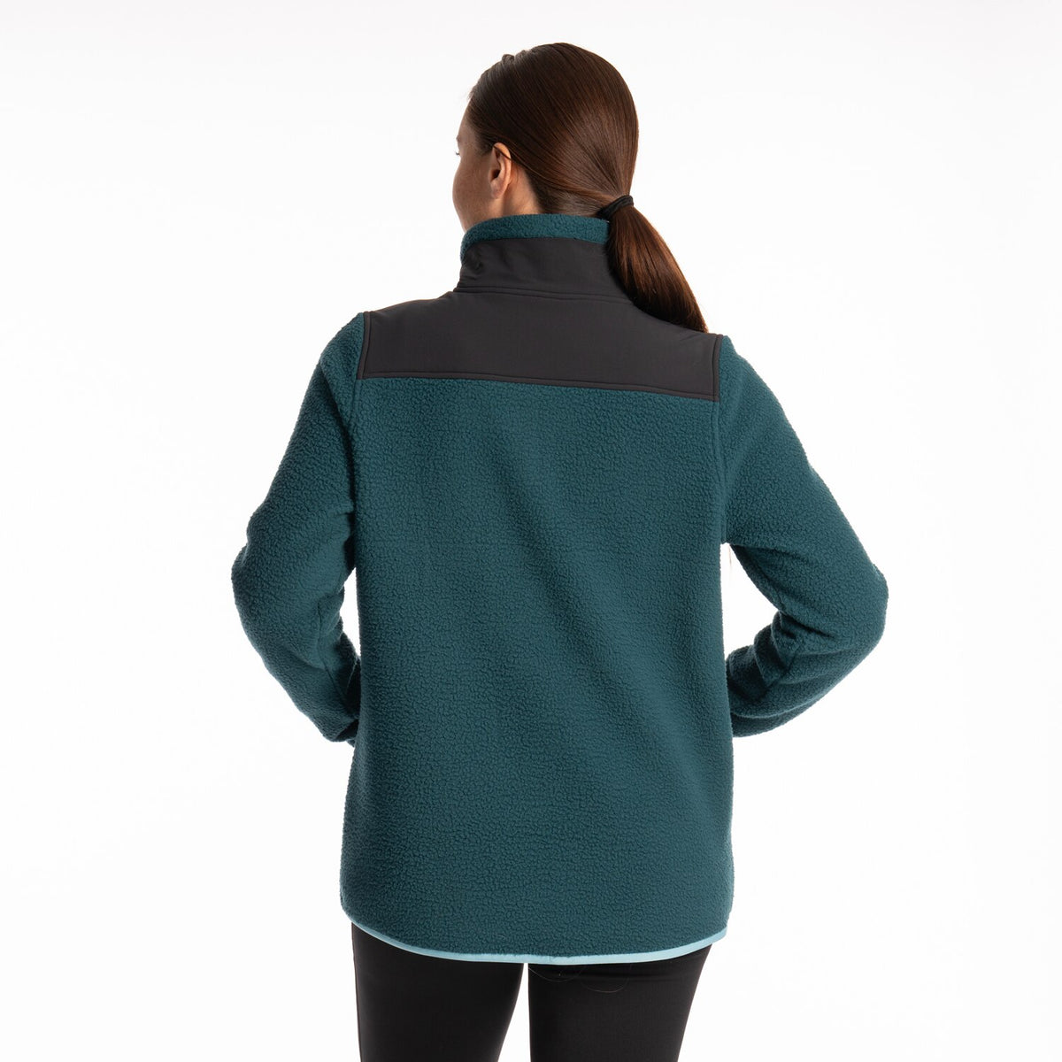 High Pile Mountain Fleece Pullover - Reflecting Pond - Milky Blue