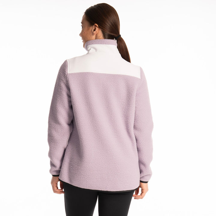 High Pile Mountain Fleece Pullover - Wisteria - Black