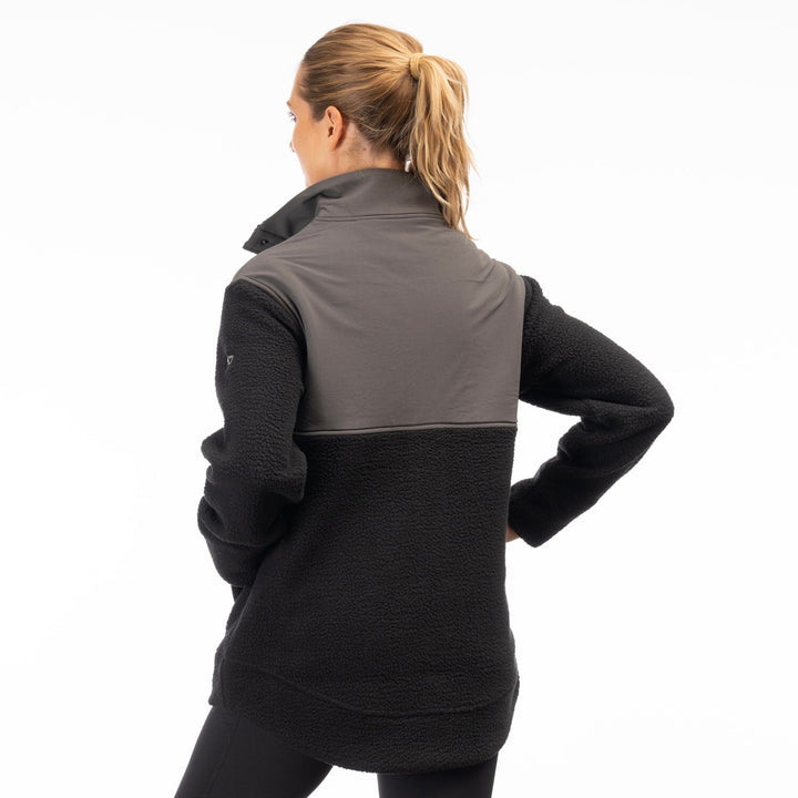 High Pile Mountain Fleece Jacket - Black - Asphalt