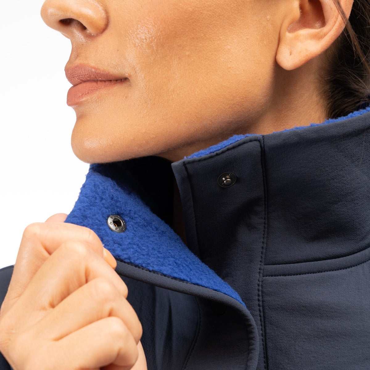 High Pile Mountain Fleece Jacket - Mazarine Blue - Dress Blues