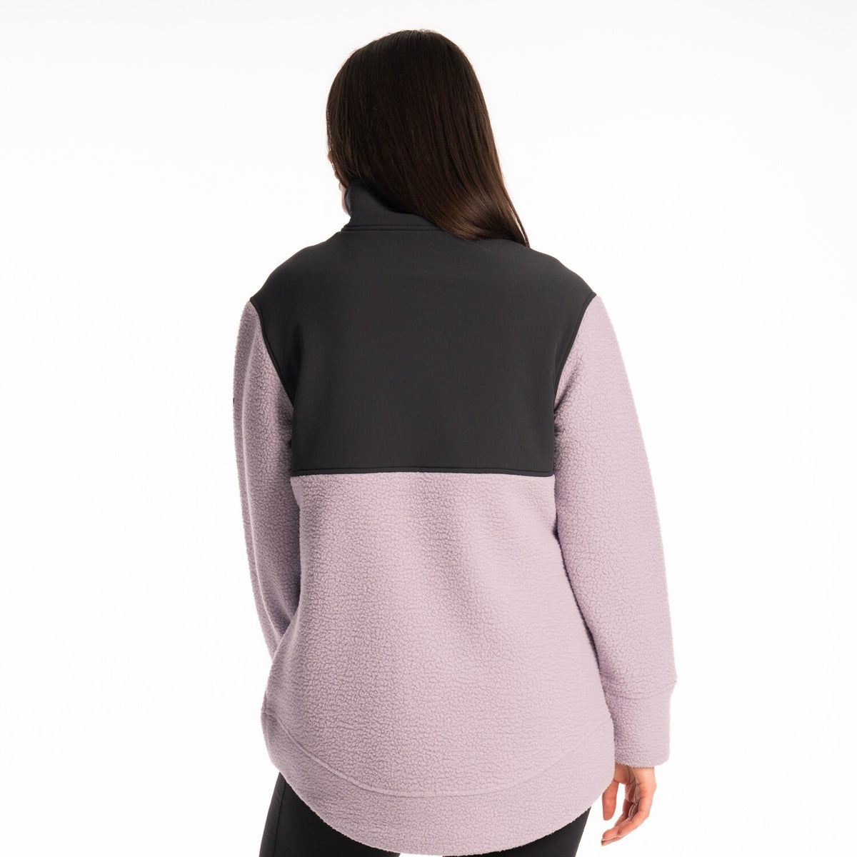 High Pile Mountain Fleece Jacket - Wisteria - Black
