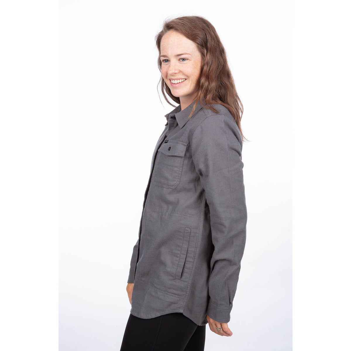 Klim Kinsey Midweight Flannel Shirt - Asphalt Heather