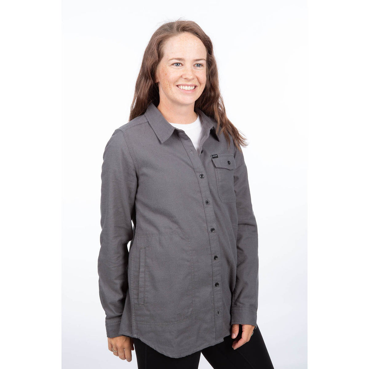 Klim Kinsey Midweight Flannel Shirt - Asphalt Heather