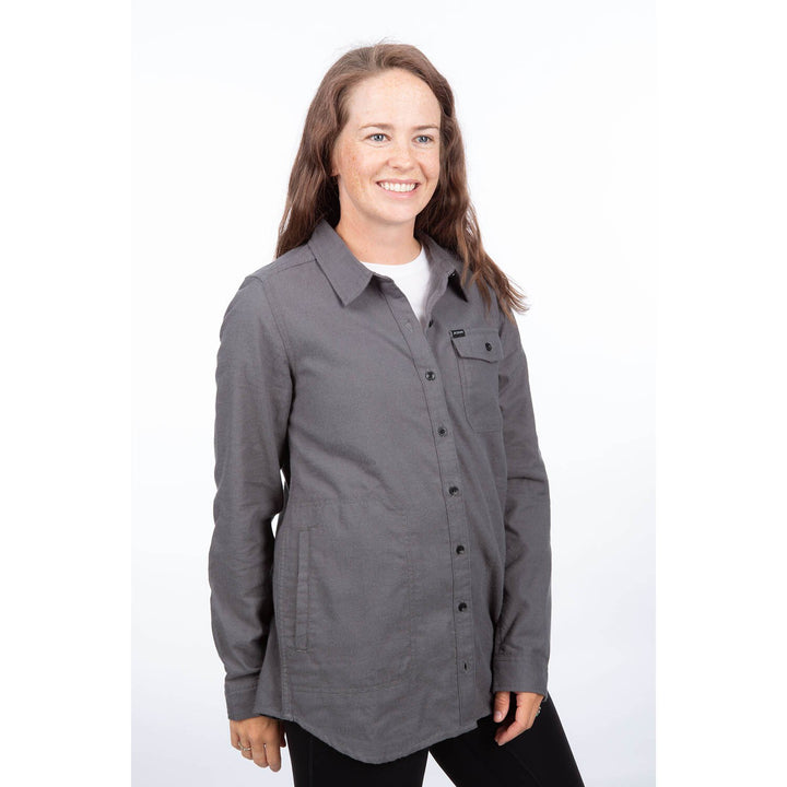 Klim Kinsey Midweight Flannel Shirt - Asphalt Heather