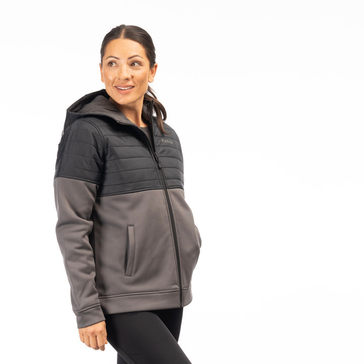 Klim Women's Granite Canyon Insulated Hoodie - Asphalt - Black