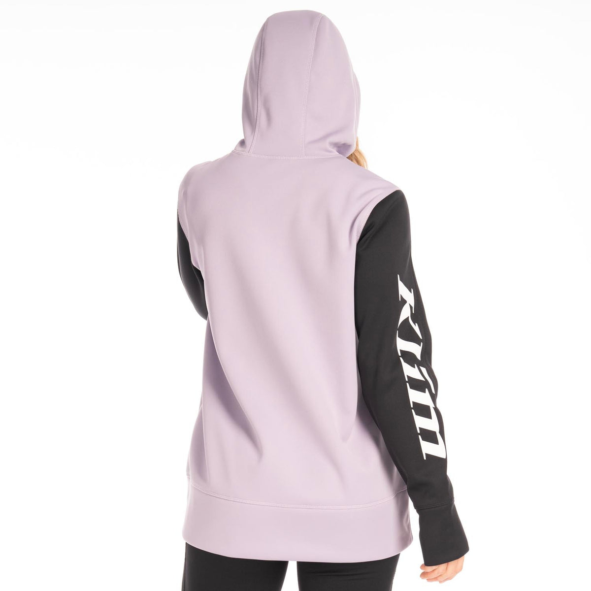 Klim Women's Visita Long Hoodie - Wisteria - Black