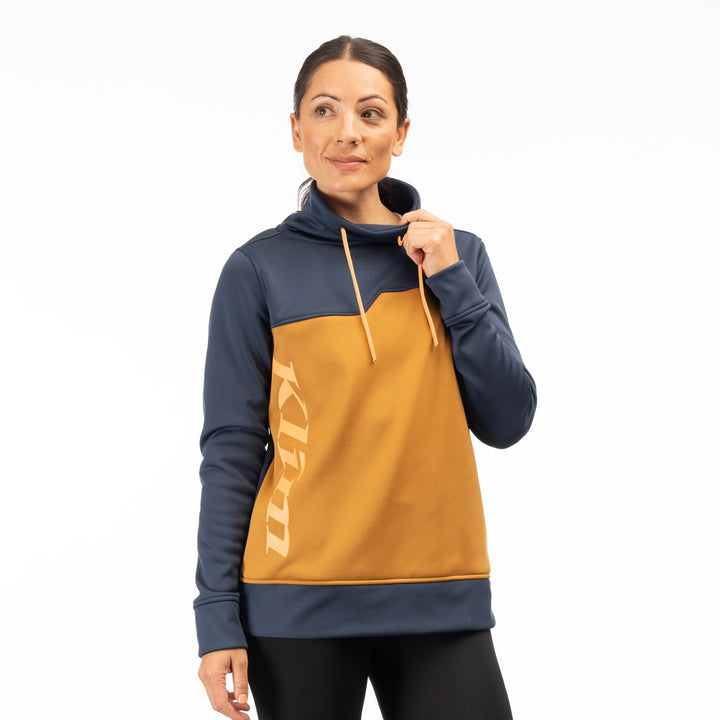 Accelerate Pullover - Dress Blues - Golden Brown