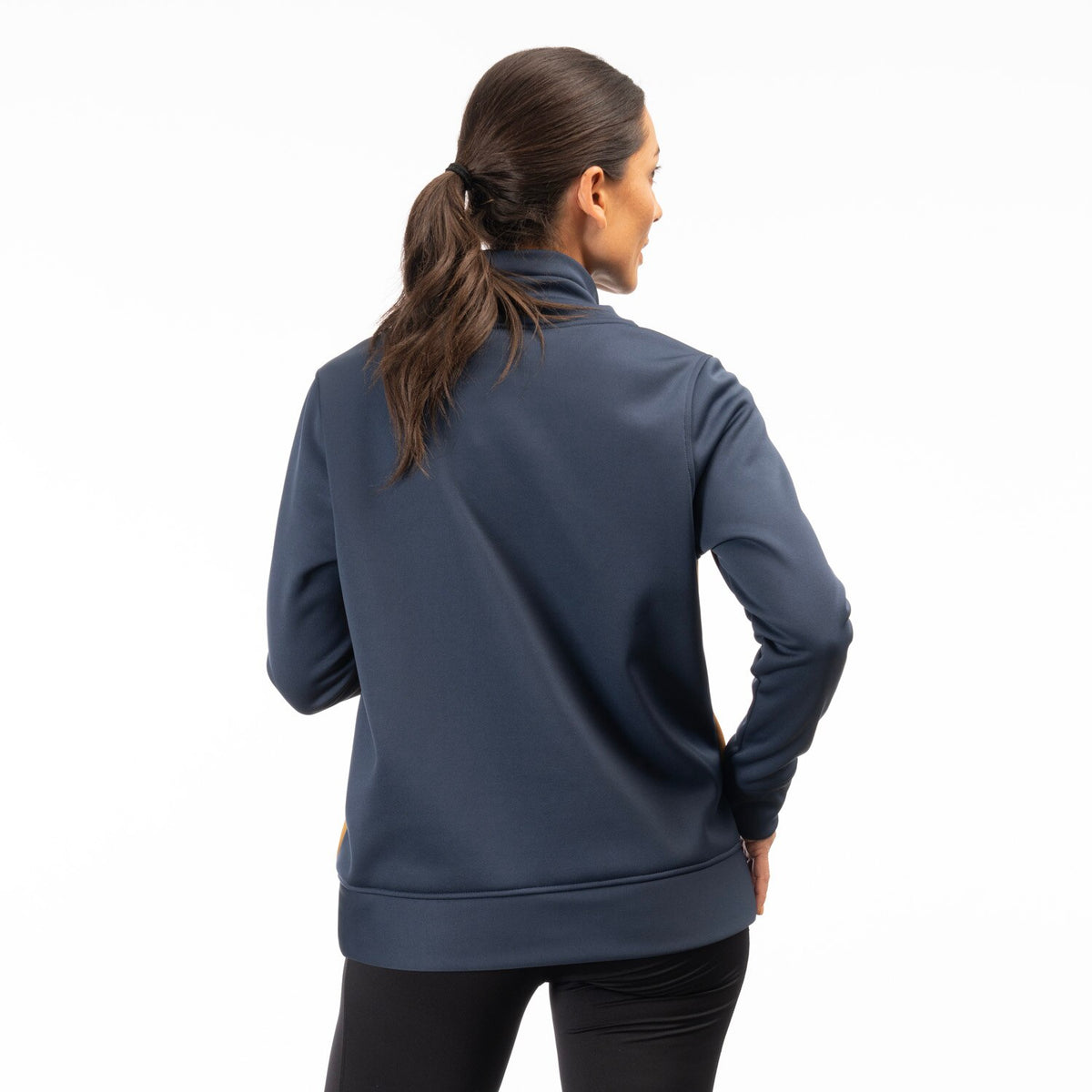Accelerate Pullover - Dress Blues - Golden Brown