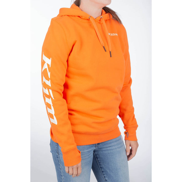 Klim Women's Mariposa Long Pullover Hoodie - Golden Poppy - Papyrus